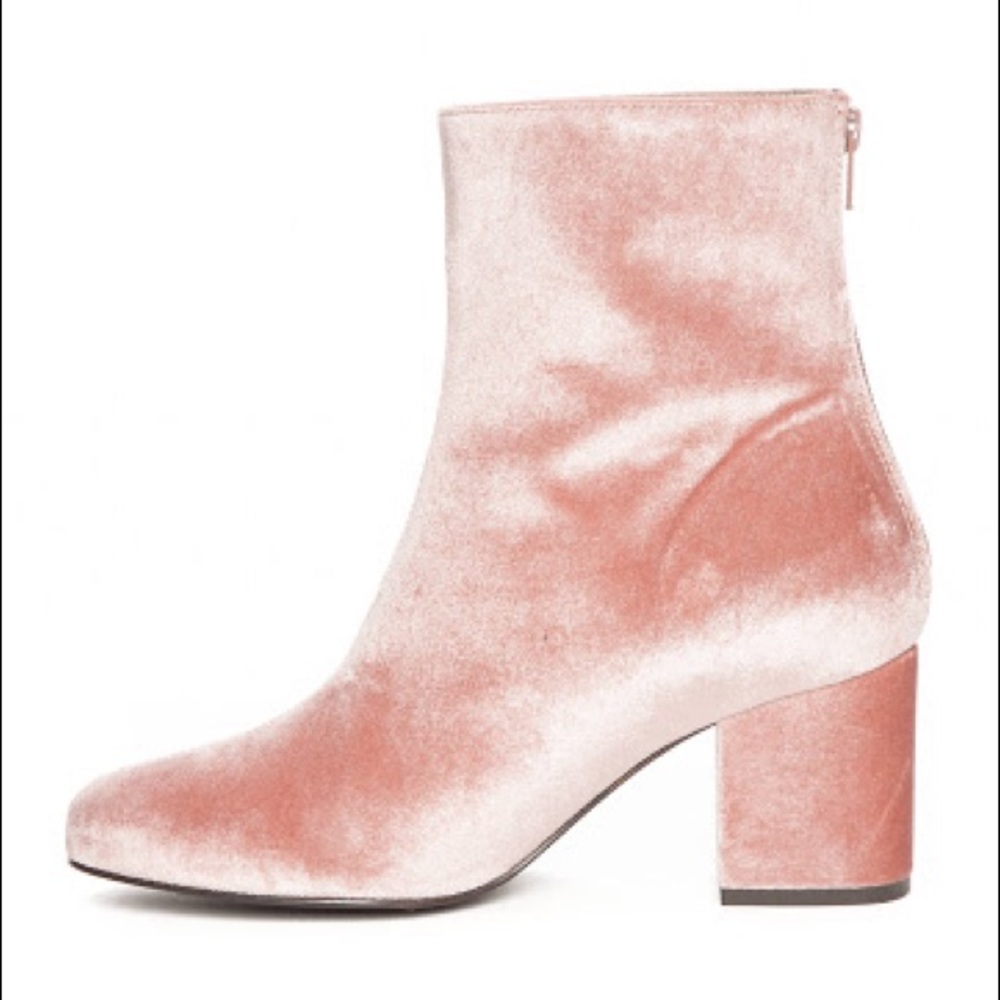 Free People Velvet Cecile Ankle Boot